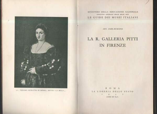 LA R. GALLERIA PITTI IN FIRENZE (1937)