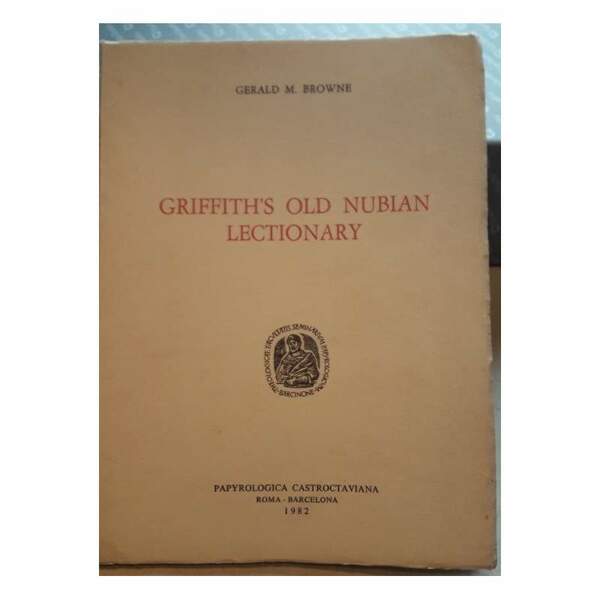 GRIFFITH'S OLD NUBIAN LECTIONARY(1982)