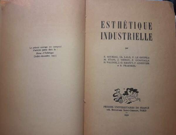 ESTETIQUE INDUSTRIELLE( 1952)