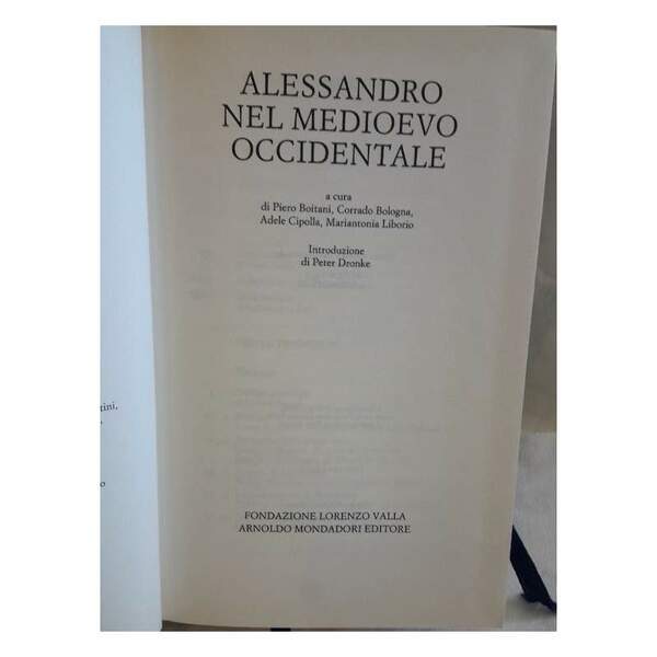 ALESSANDRO NEL MEDIOEVO OCCIDENTALE(1997)