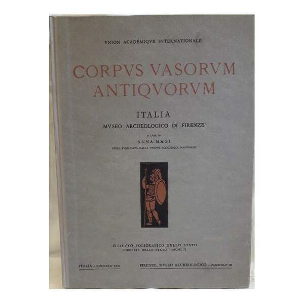 CORPUS VASORUM ANTIQUORUM-ITALIA MUSEO ARCHEOLOGICO DI FIRENZE(1959)
