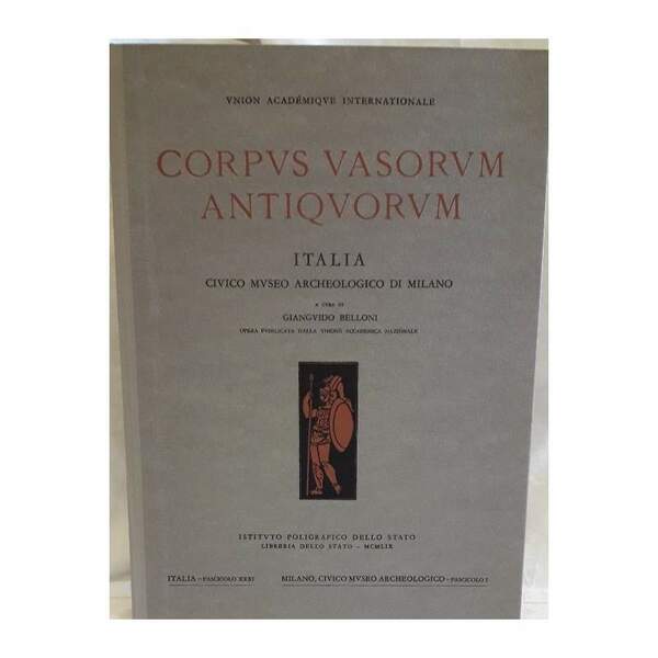 CORPUS VASORUM ANTIQUORUM-ITALIA-CIVICO MUSEO ARCHEOLOGICO DI MILANO( 1959)