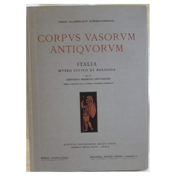 CORPUS VASORUM ANTIQUORUM-ITALIA MUSEO CIVICO DI BOLOGNA( 1960)