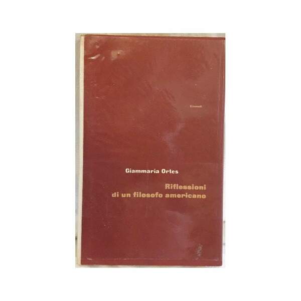 RIFLESSIONI DI UN FILOSOFO AMERICANO(1961)