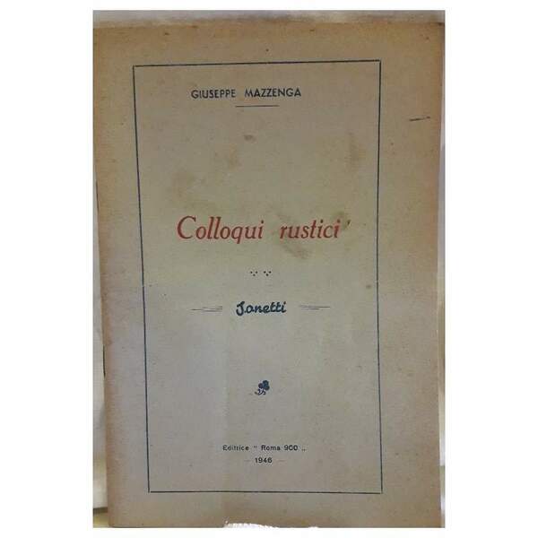 COLLOQUI RUSTICI-SONETTI(1946)