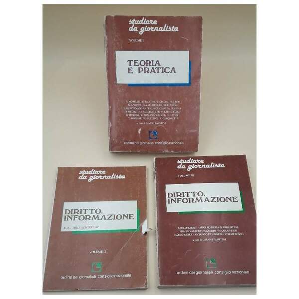 STUDIARE DA GIORNALISTA-3 VOLL.(1988)