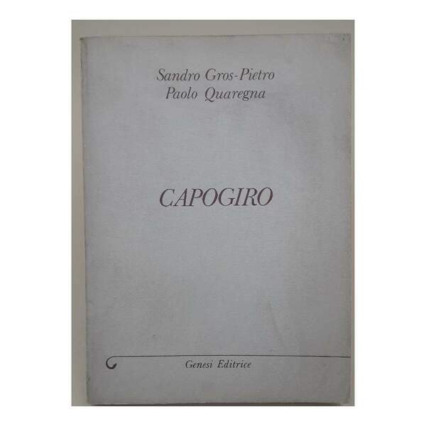 CAPOGIRO-SCENEGGIATURA CINEMATOGRAFICA( 1988)