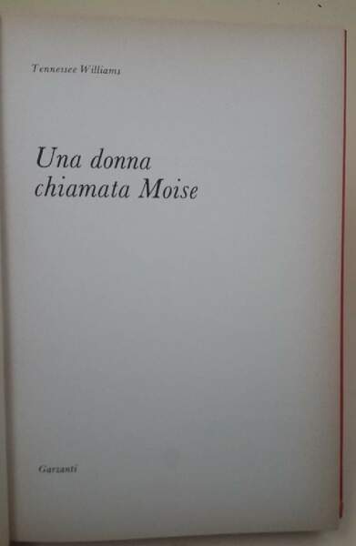 UNA DONNA CHIAMATA MOISE(1976)