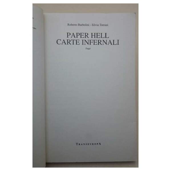 PAPERHELL CARTE INFERNALI(1991)