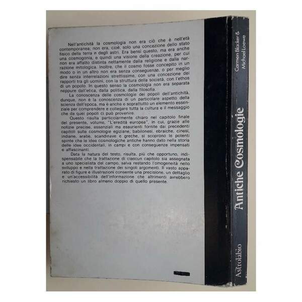ANTICHE COSMOLOGIE(1978)