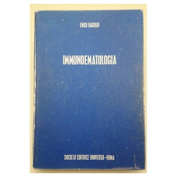 IMMUNOEMATOLOGIA- teoria e tecniche sierologiche(1979)