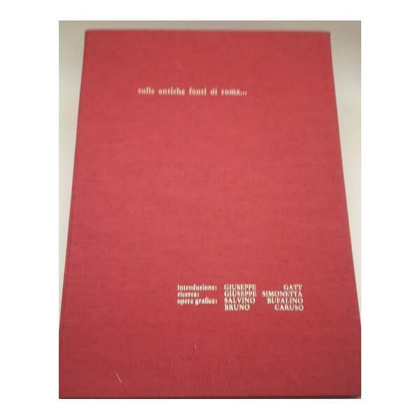 SULLE ANTICHE FONTI DI ROMA(1988)