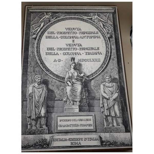 VEDUTA DELLE COLONNE ANTONINA E TRAJANA(1965)