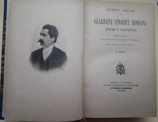 GIARDINI STORICI ROMANI PINCIO E GIANICOLO(1897)