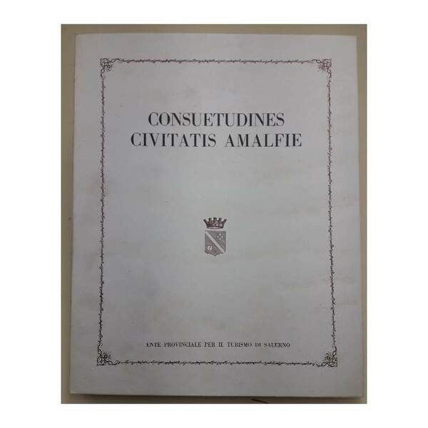 CONSUETUDINES CIVITATIS AMALFIE(1979)