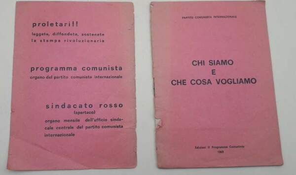 CHI SIAMO E COSA VOGLIAMO(1969)