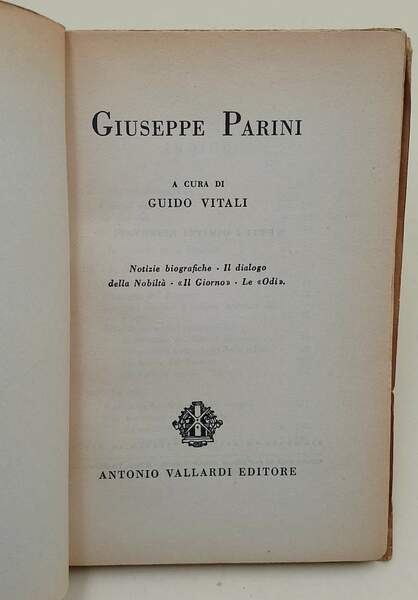 GIUSEPPE PARINI(1952)