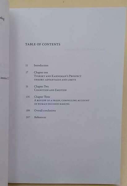 CRITICAL HYPOTHESES ON DIFFERENT ACCOUNTS OF DECISION MAKING (2012)