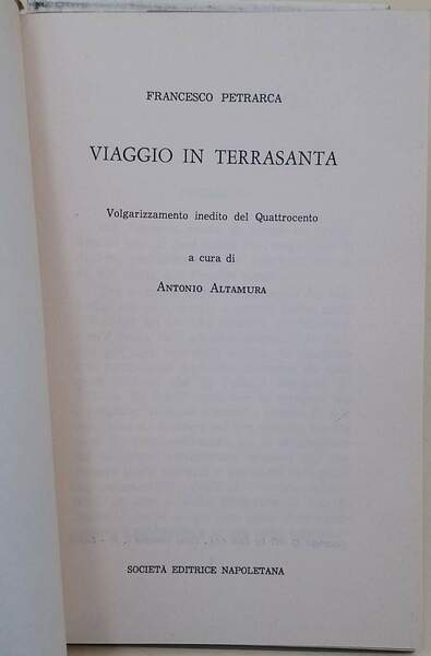 VIAGGIO IN TERRA SANTA (1979)