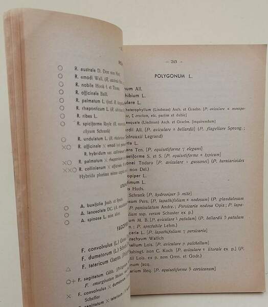 NOMENCLATOR FLORAE ITALICAE SEU PLANTAE VASCULARES IN ITALIA SPONTE NASCENTES, …