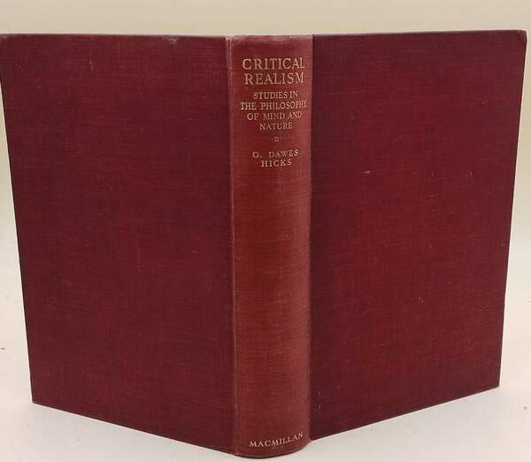 CRITICAL REALISM- STUDIES IN THE PHILOSOPHY OF MIND AND NATURE(1938)