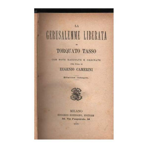 LA GERUSALEMME LIBERATA (1892)