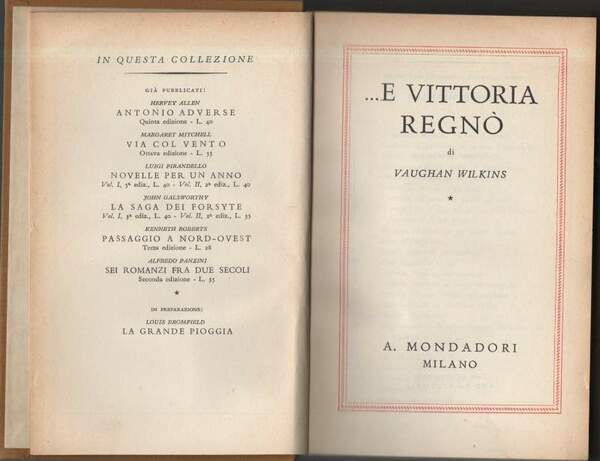 ...E VITTORIA REGNO' (1939)