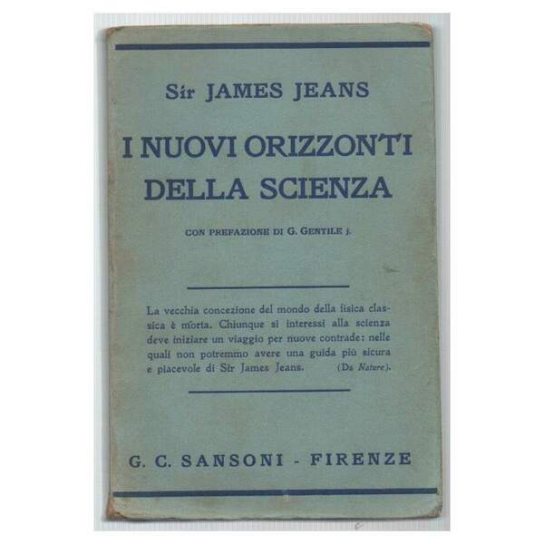 I NUOVI ORIZZONTI DELLA SCIENZA