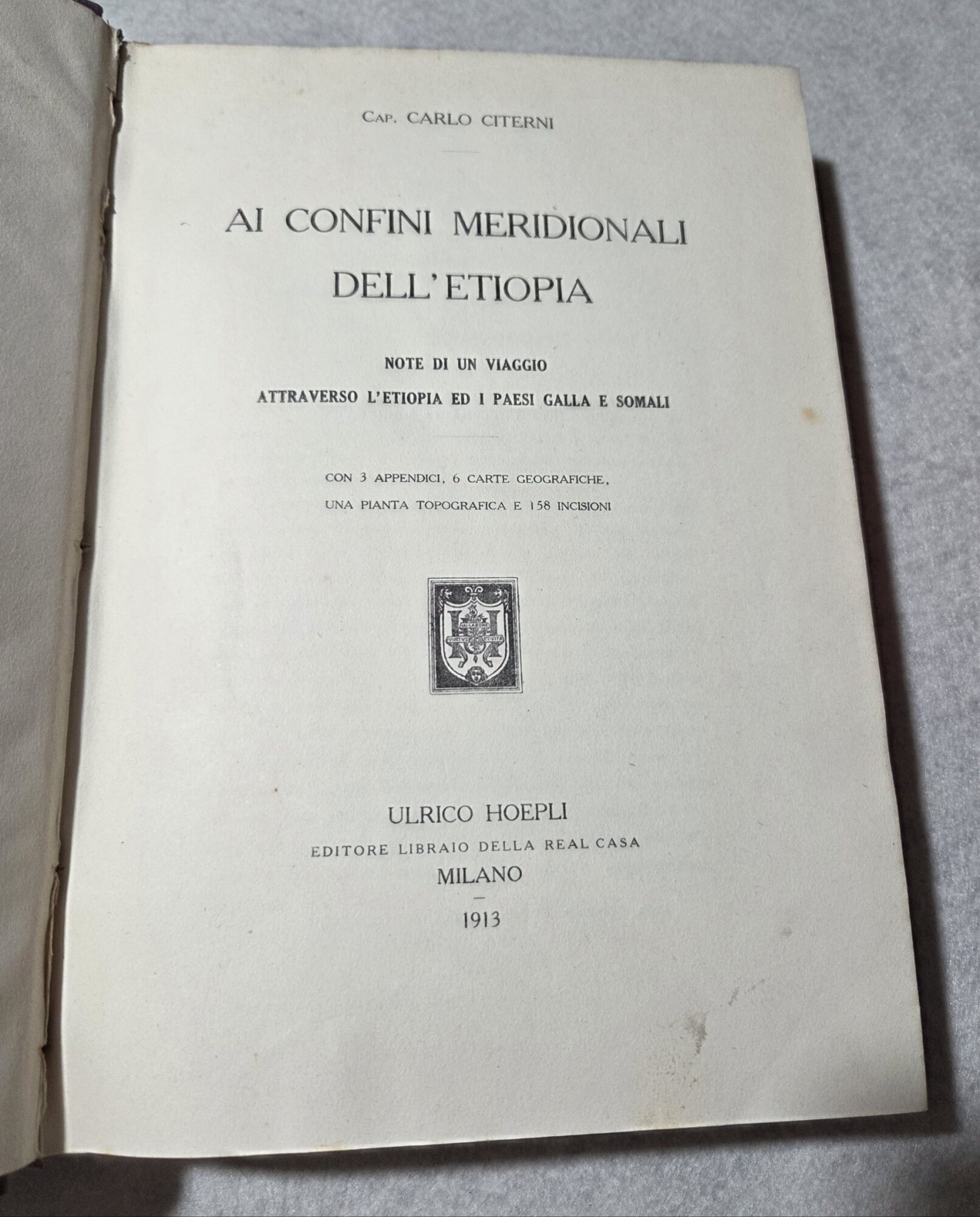 Ai confini meridionali dell'Etiopia - Note di un viaggio attraverso …