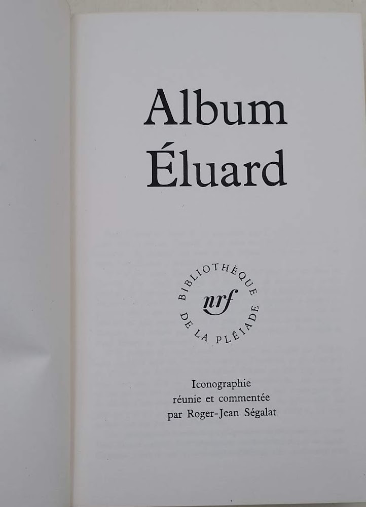 ALBUM ELUARD - 1968