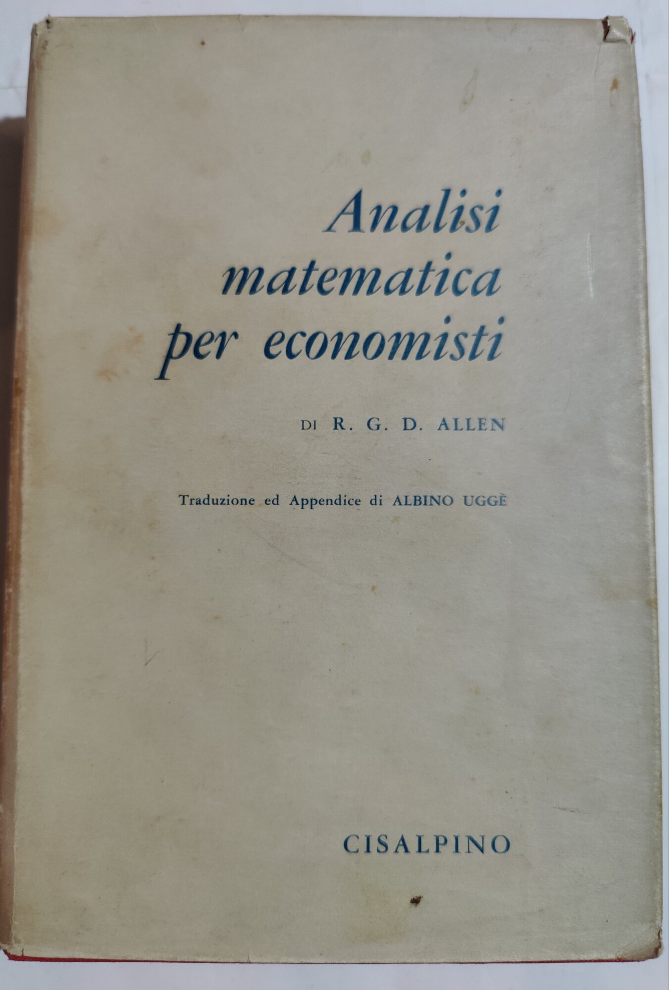 Analisi matematica per economisti