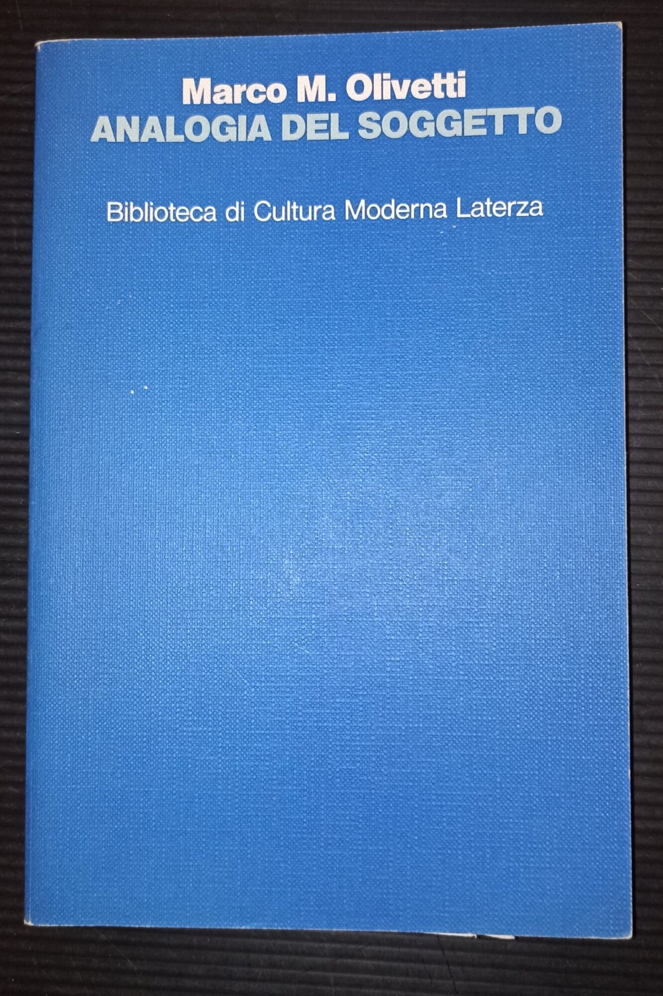 Analogia del soggetto
