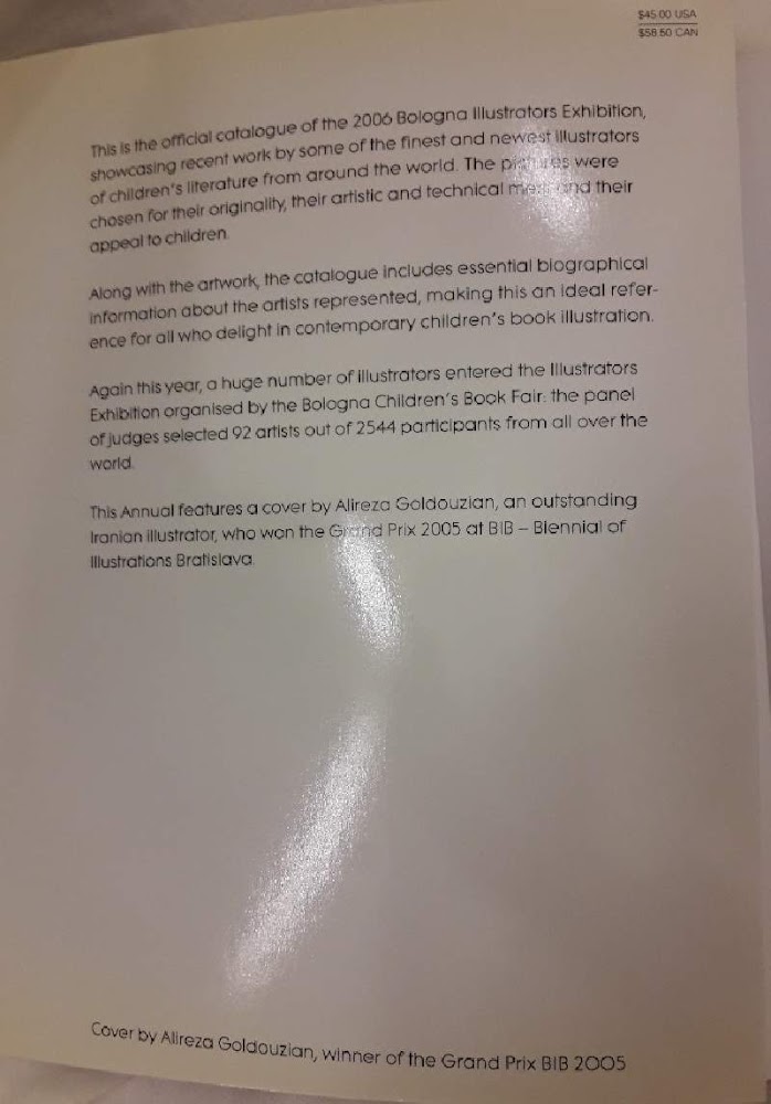 ANNUAL 2006 BOLOGNA-ILLUSTRATORS OF CHILDREN'S BOOKS( 2006)