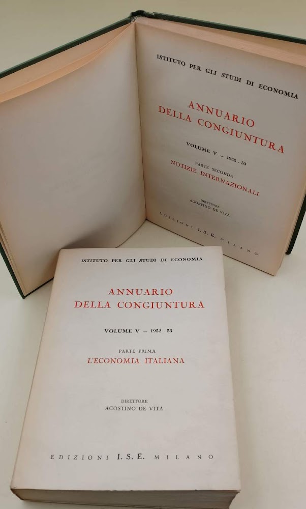 ANNUARIO DELLA CONGIUNTURA VOL V-1952-53 PARTE I E II(1955)