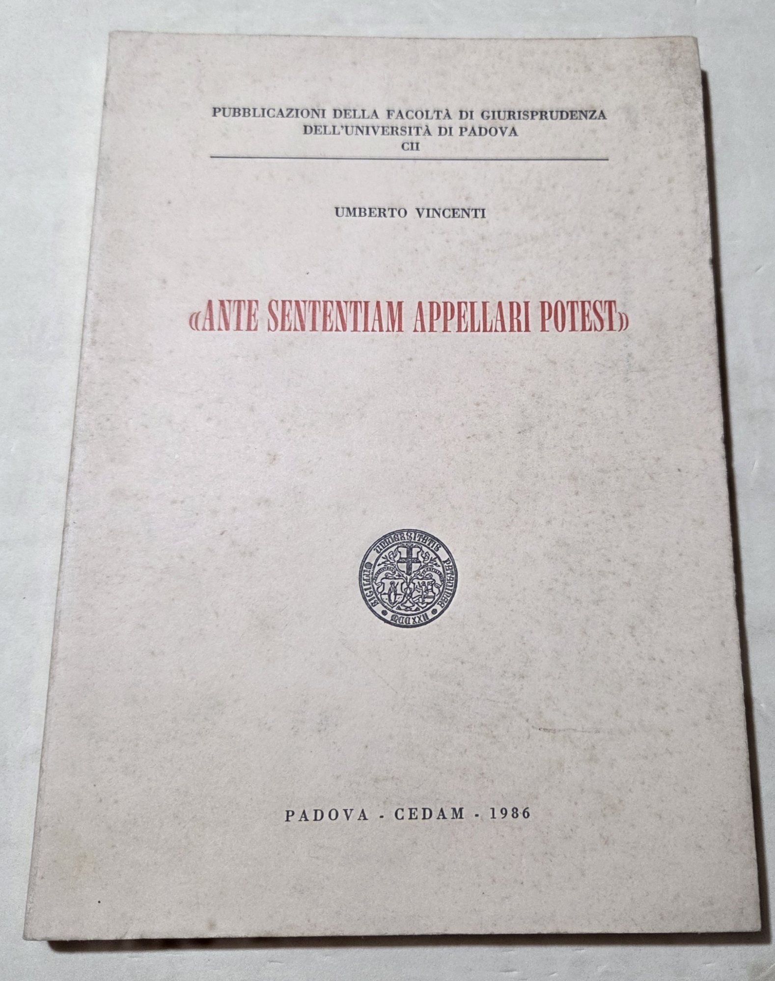 Ante sententiam appellari potest