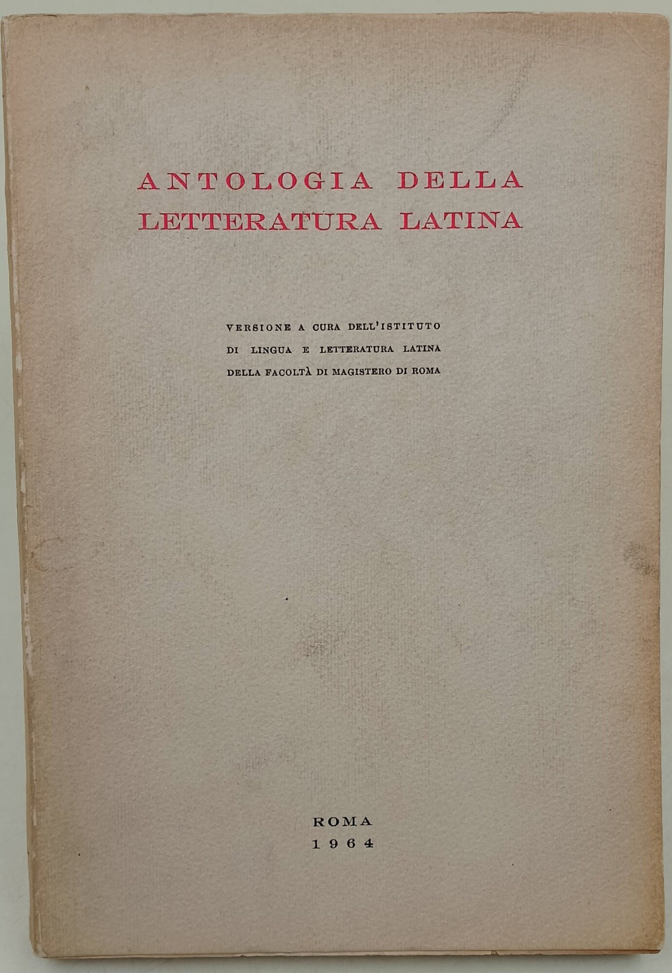 Antologia della letteratura latina