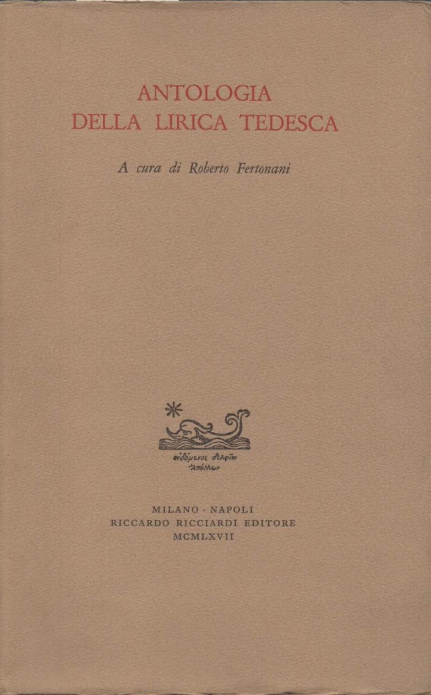 ANTOLOGIA DELLA LIRICA TEDESCA (1967)