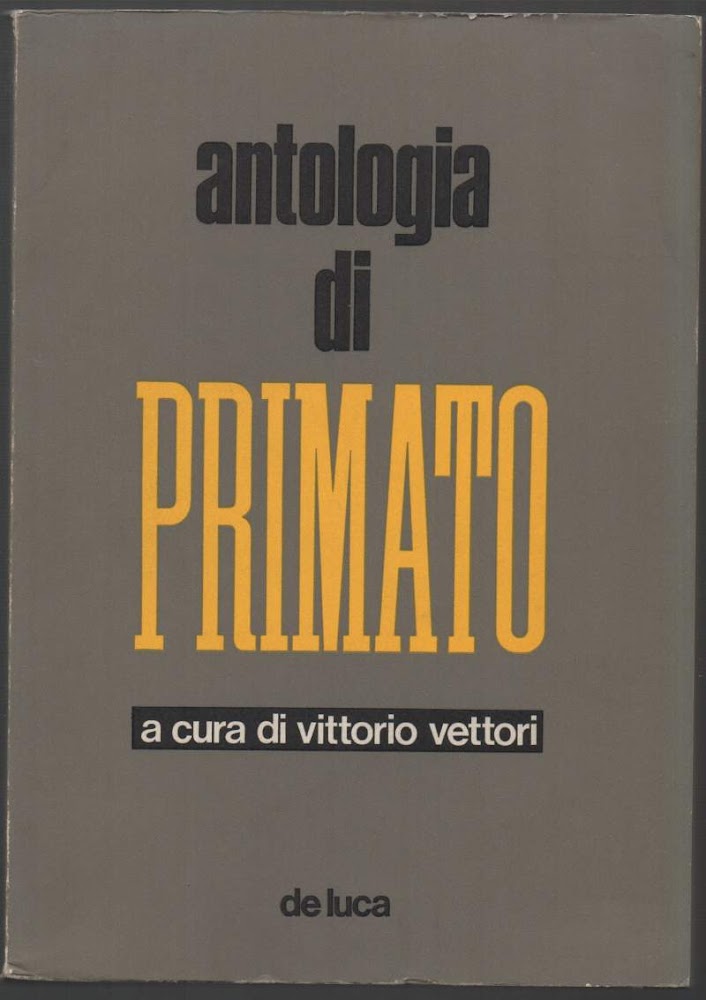 ANTOLOGIA DI PRIMATO (1968)