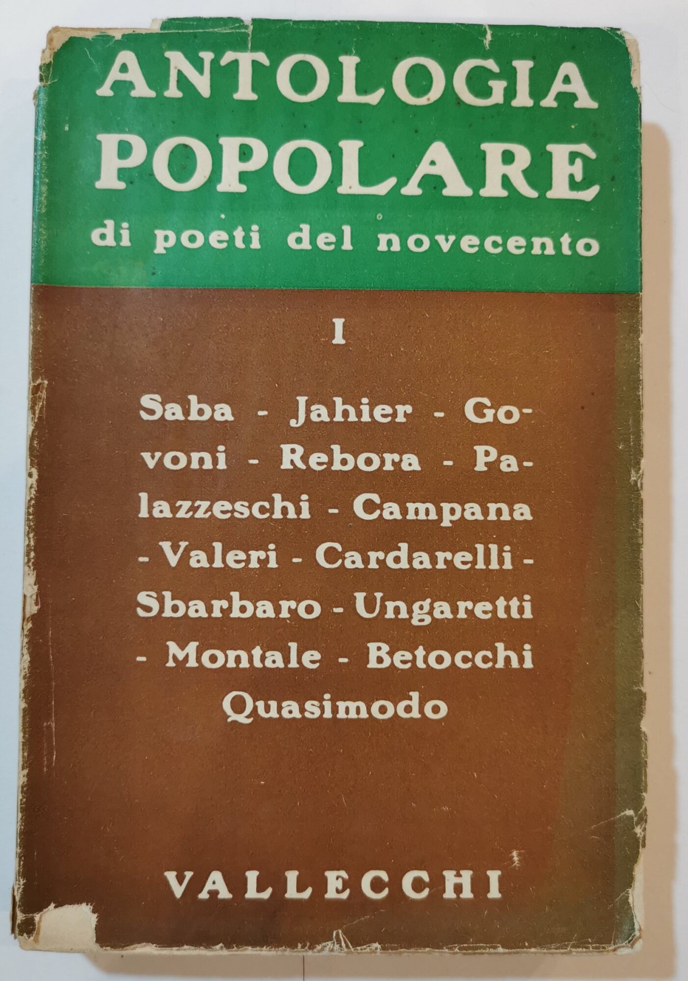 Antologia popolare dei poeti del novecento - I-