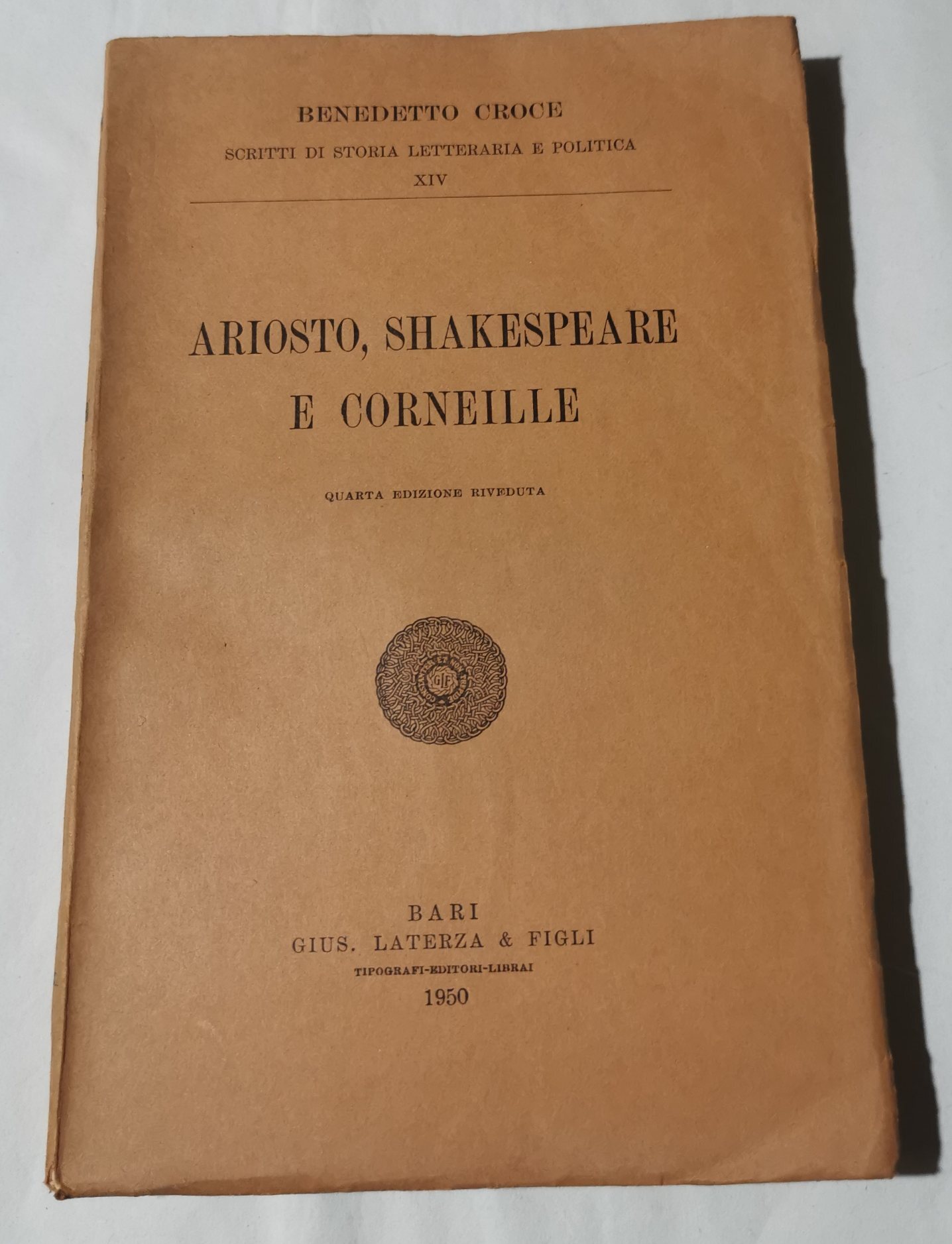 Ariosto, Shakespeare e Corneille