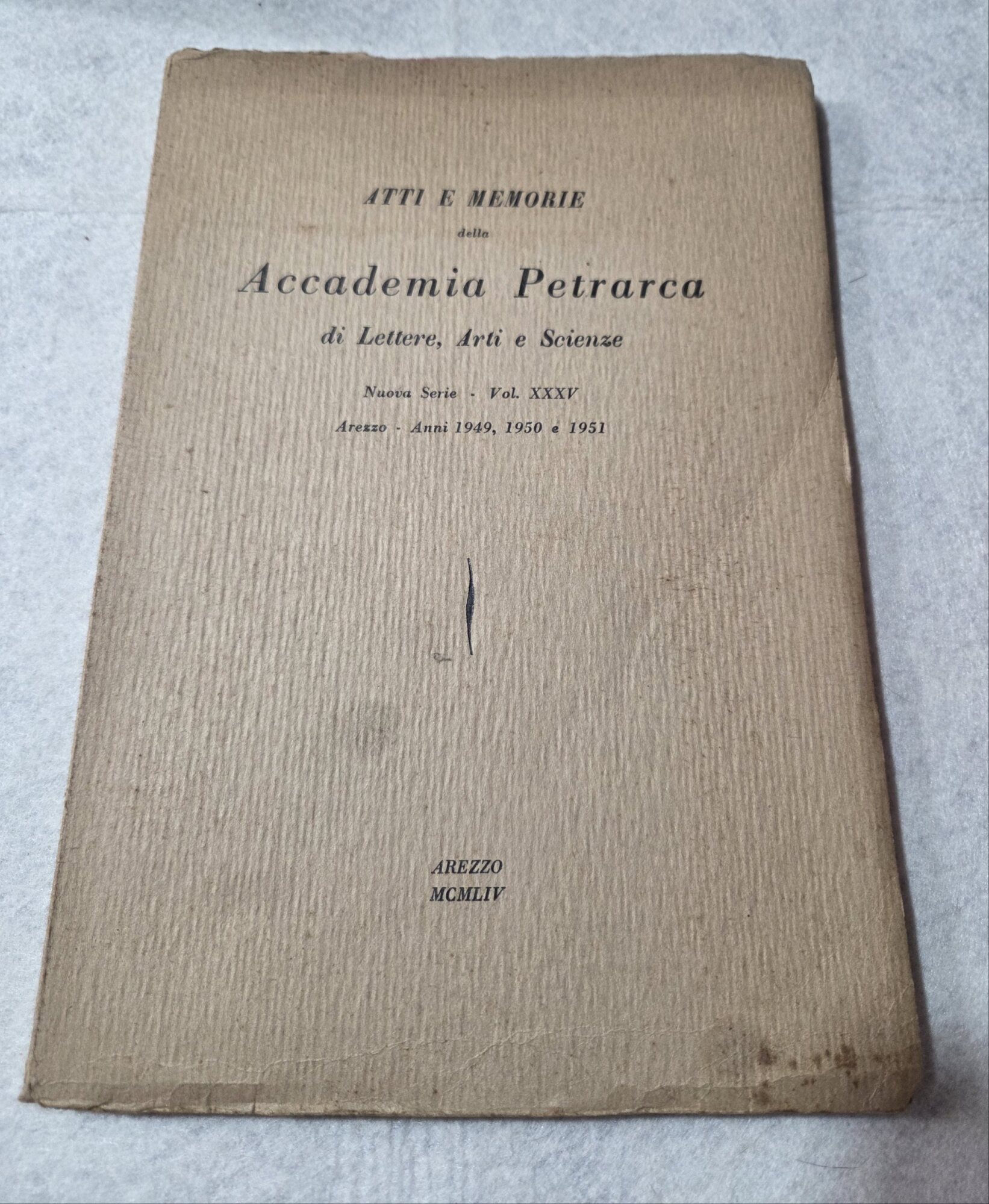 Atti e memorie della Accademia Petrarca di Lettere, Arti e …