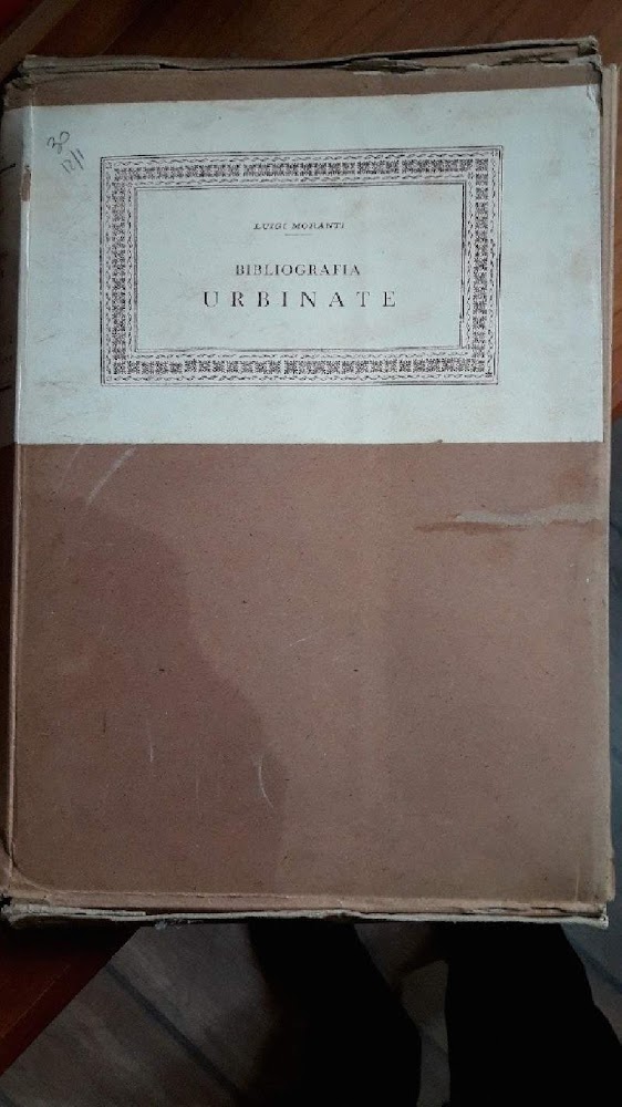 BIBLIOGRAFIA URBINATE (1959)