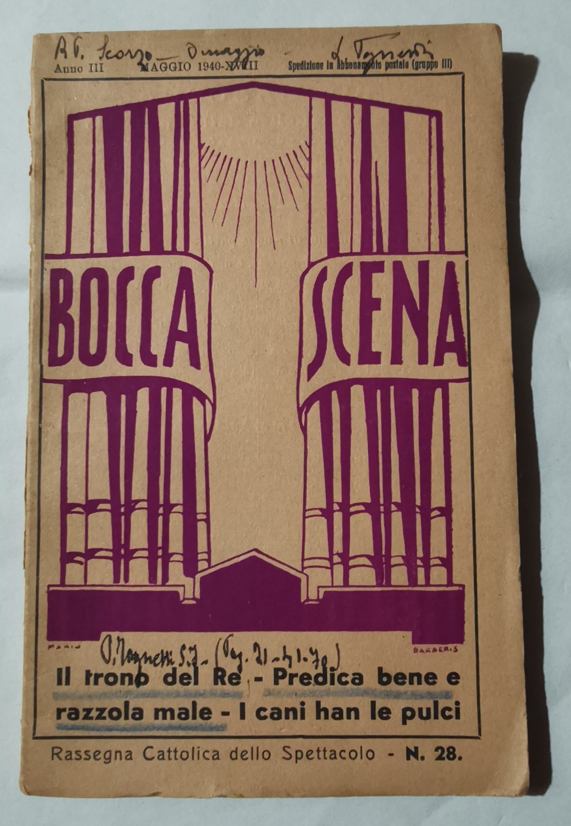 Boccascena - Rassegna cattolica dello Spettacolo- 28