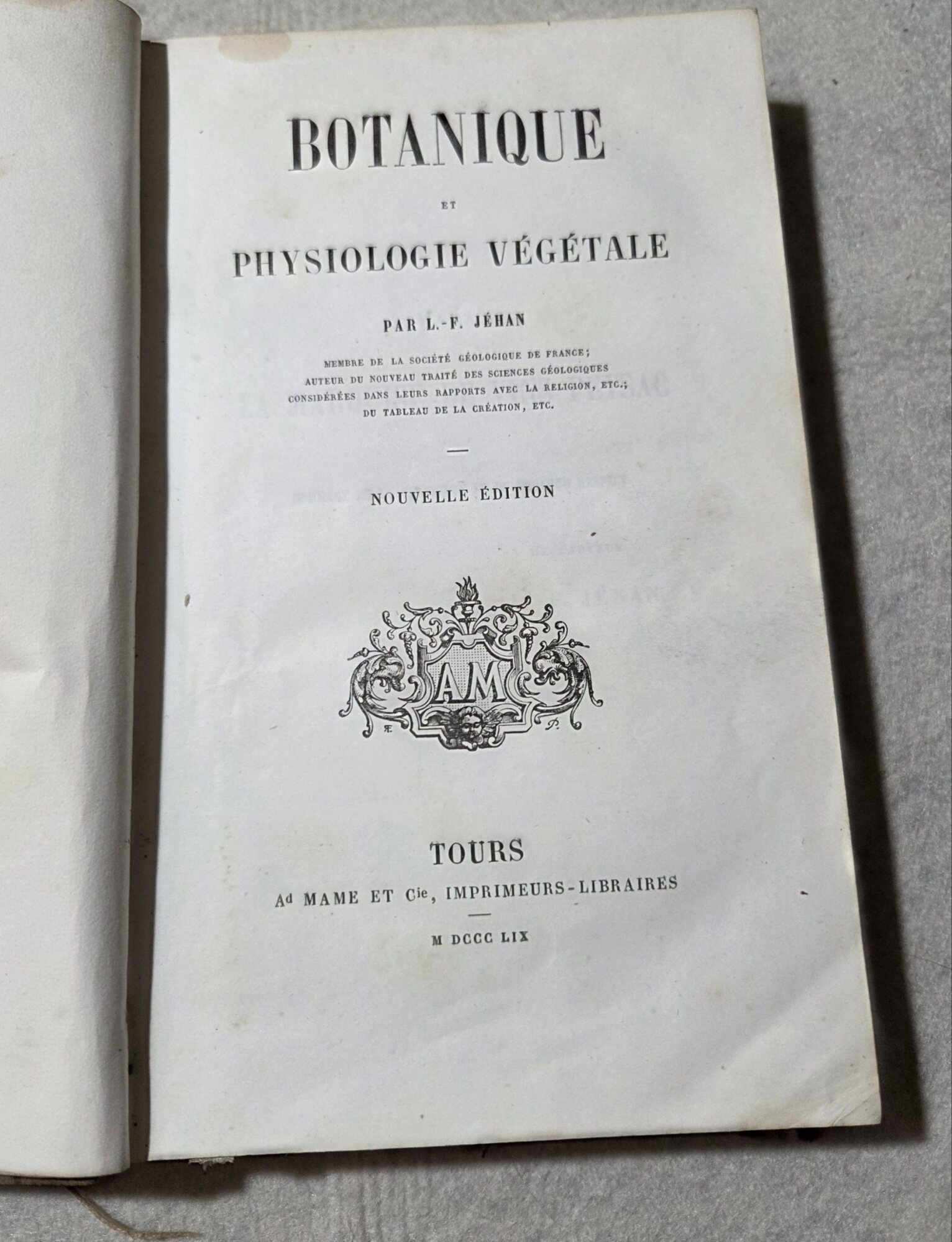 Botanique et Physiologie Vegetale