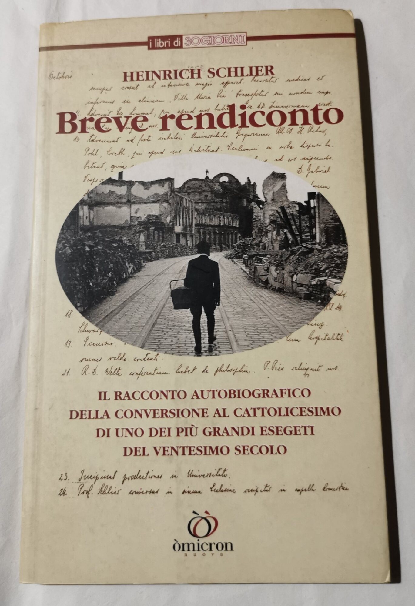 Breve rendiconto - Il racconto autobiografico della conversione al cattolicesimo …