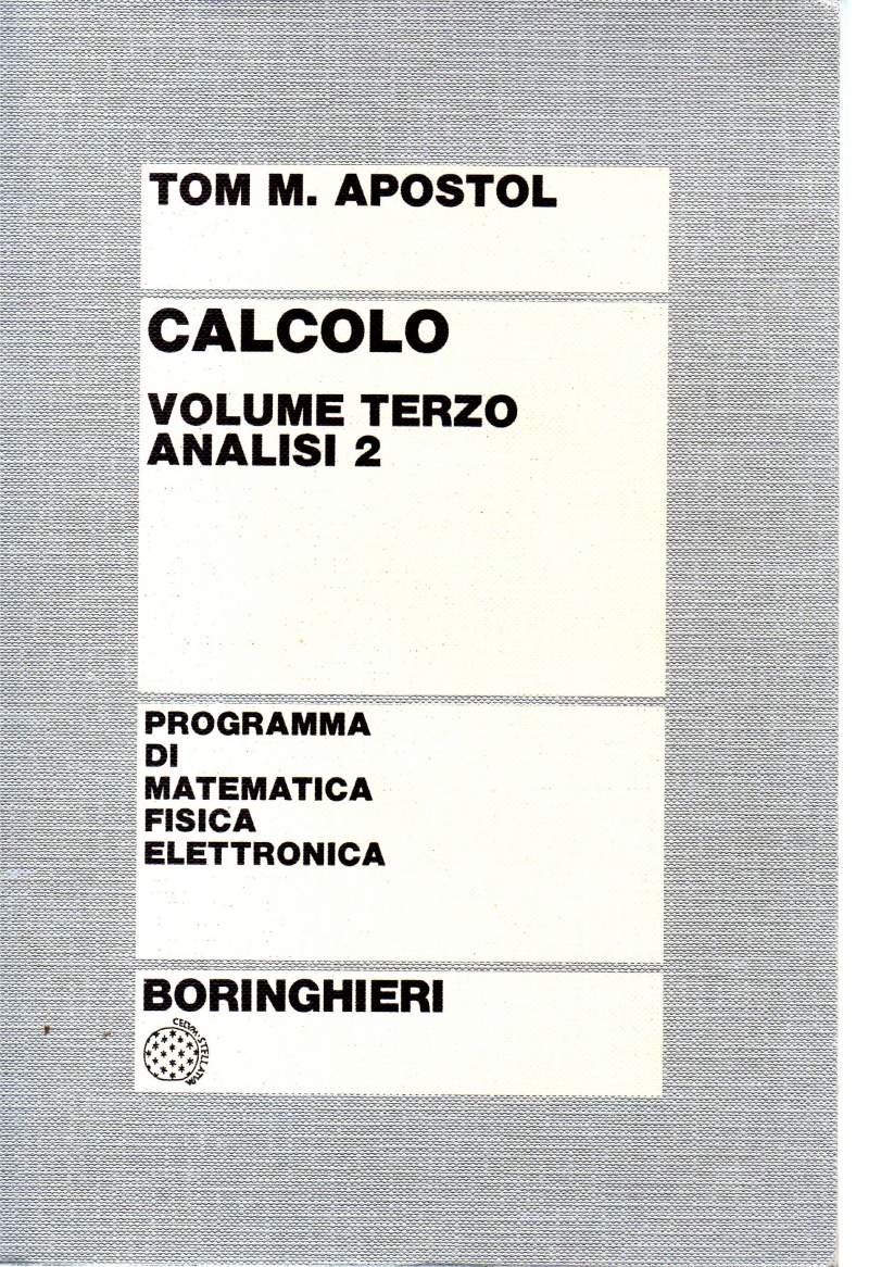 CALCOLO VOL III^- Analisi 2