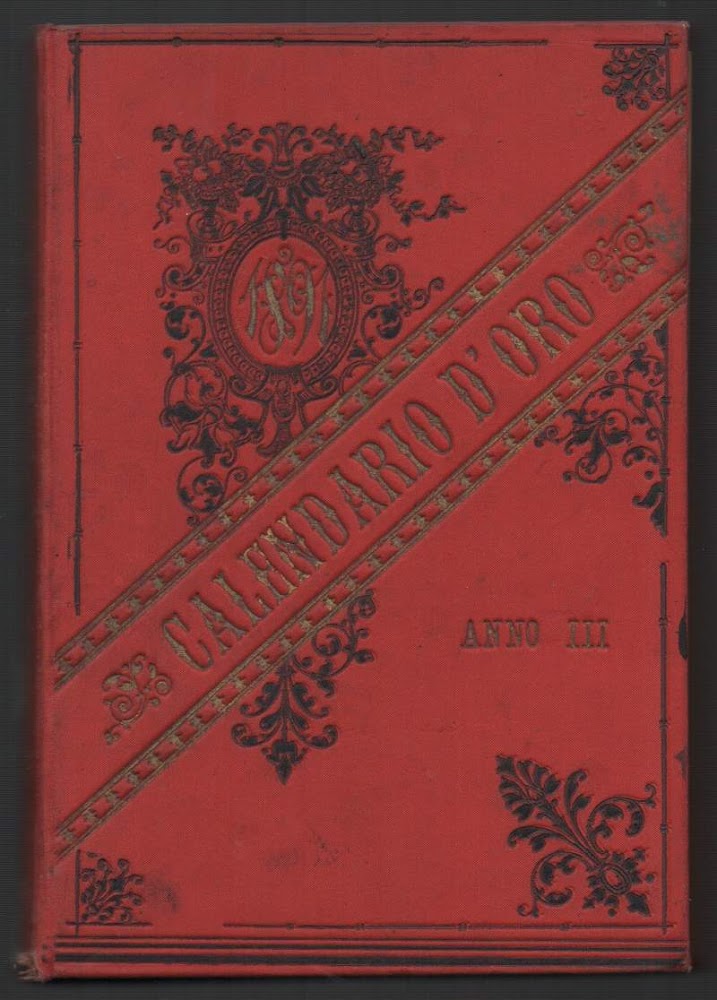 CALENDARIO D'ORO Prontuario quotidiano nobiliare italiano statistico storico blasonino Anno …