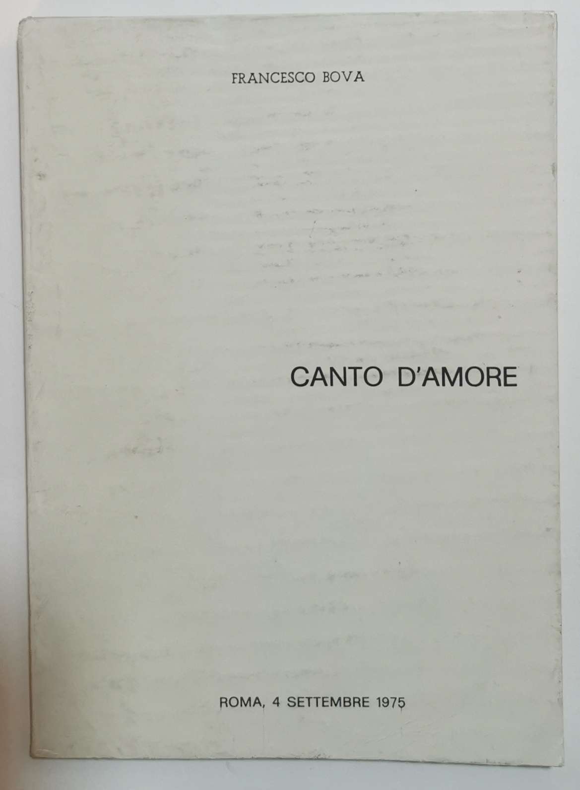 Canto d'amore