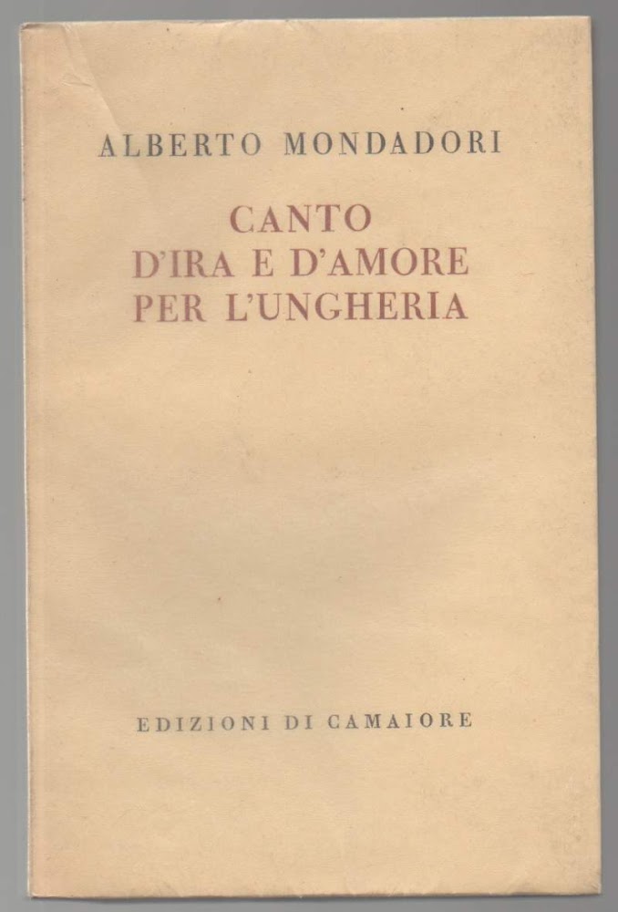 CANTO D'IRA E D'AMORE PER L'UNGHERIA (1959)