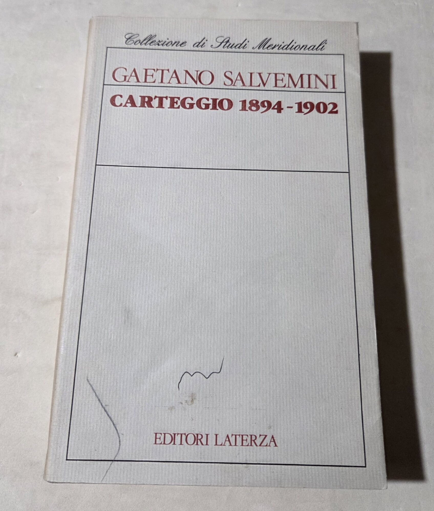 Carteggio (1894-1902)